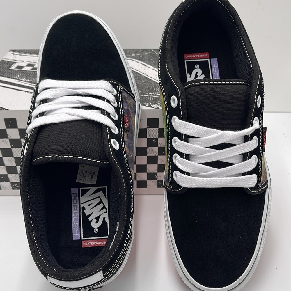 Vans Men’s Black and Tie-Dye Sneakers Skate Chukka L
Terry Black
VN0A4BX4BML - Picture 13 of 16